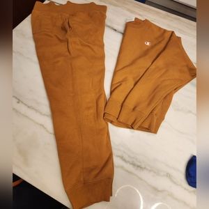 Tan/Rust Champion Jogging Set